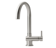 JTP Zecca Stainless Steel Sink Mixer