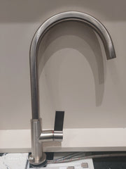 EX DISPLAY CLEARANCE Gessi Helium Sink Mixer - Finox Brushed Nickel