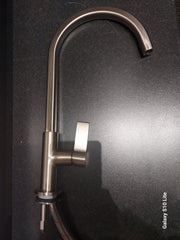 EX DISPLAY CLEARANCE Gessi Helium Sink Mixer - Finox Brushed Nickel