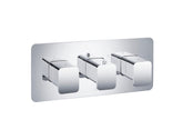Jtp HIX Thermostatic Concealed 2 Outlet Shower Valve, Horizontal
