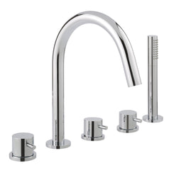 JTP Florence 5 Hole Bath Shower Mixer