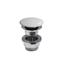 catalano push button waste gloss white