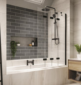 Kudos Inspire 4 Panel In-fold Bathscreen 6mm