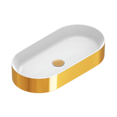 Catalano Zero 70 Gold & Silver Countertop Basin