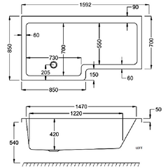 quantum shower bath diagram 1600 left