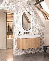 Catalano Green Flute 100 1 Drawer Unit - Oak Veneer