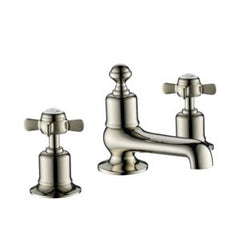 JTP Grosvenor Pinch 3 Hole Deck Mounted Basin Mixer