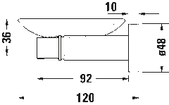 Duravit D-Code Soap Dish