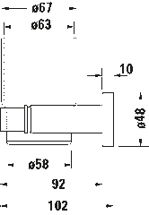 Duravit D-Code Glass Holder