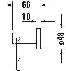 Duravit D-Code Toilet Paper Holder