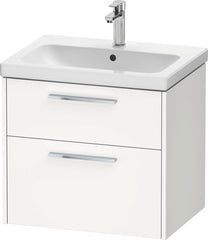 Duravit D-Code wall mounted vanity unit 650, 2 drawer