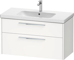 Duravit D-Code wall mounted vanity unit 1000, 2 drawer