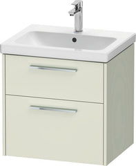 Duravit D-Code wall mounted vanity unit 600, 2 drawer