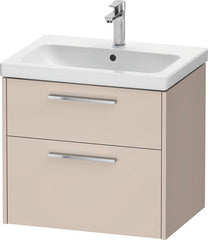Duravit D-Code wall mounted vanity unit 650, 2 drawer