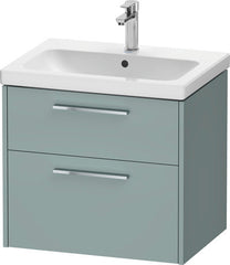 Duravit D-Code wall mounted vanity unit 650, 2 drawer