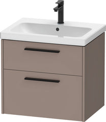Duravit D-Code wall mounted vanity unit 650, 2 drawer