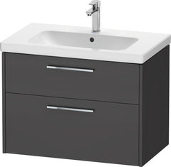 Duravit D-Code wall mounted vanity unit 800, 2 drawer