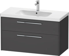 Duravit D-Code wall mounted vanity unit 1000, 2 drawer