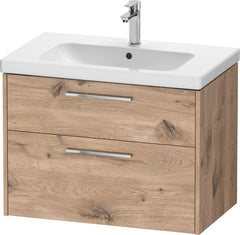 Duravit D-Code wall mounted vanity unit 800, 2 drawer
