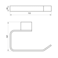 Scudo Alpha Paper Holder