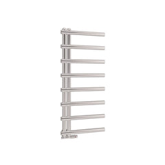 Chrome open arm towel radiator