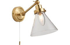 Totley Wall Light - Brushed Brass