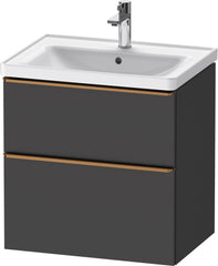 Duravit D-Neo Wall-Mounted Vanity Unit Double Drawer 650