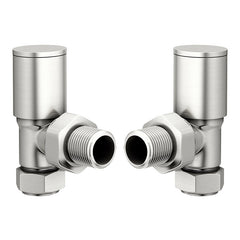 DQ Essential Manual Angled Radiator Valves