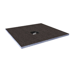 wetroom tray central drain