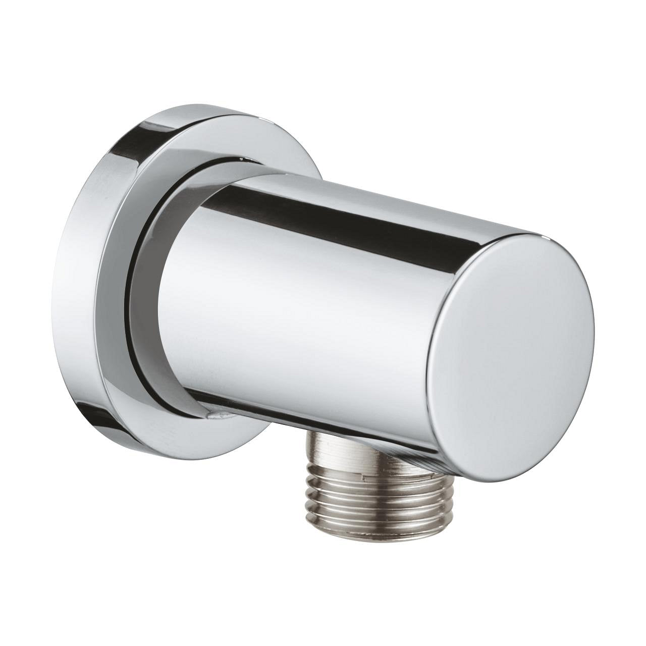 chrome shower outlet elbow