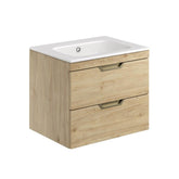 Aubrey 600 oak with basin