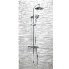 Scudo Serena Round Rigid Riser Shower