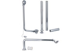 Exposed bath waste and pipe shroud kit