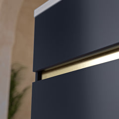 Utopia Qube Glide Wall Mounted 800mm Washbasin Unit