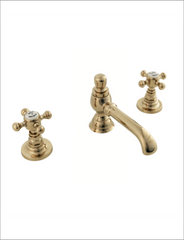 Silverdale Victorian 3 Hole Basin Mixer with Pop Up Waste