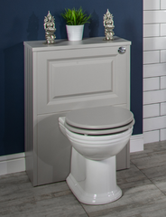 Silverdale Victorian WC Unit with Back to Wall Toilet Pan