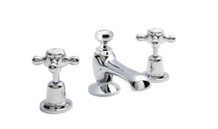 3 hole basin mixer chrome