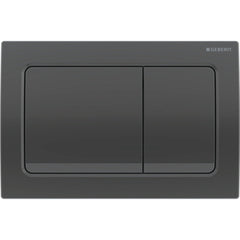 black chrome matt flush plate