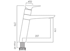 Vado Ascent Kitchen Mixer