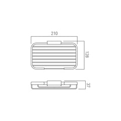 Vado Medium Rectangular Basket
