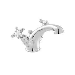 Vado Booth & Co. Axbridge Cross Mono Basin Mixer with Pop Up Waste