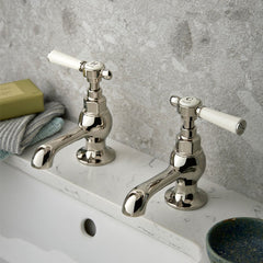 Vado Booth & Co. Axbridge Lever Basin Pillar Taps