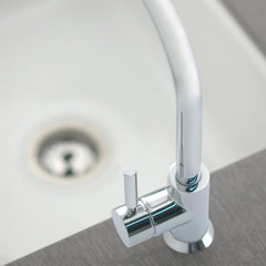 Vado Origins Kitchen Tap Mixer - Chrome Swivel Spout Single Lever
