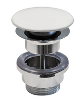 catalano push button waste satin white