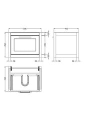 BC Designs Crestfield 600mm Cabinet