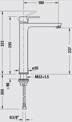 Duravit D-Code Single Lever Basin Mixer XL