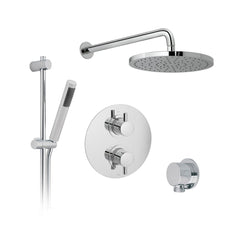 Vado DX Celsius 2 Outlet Thermostatic Shower Set with Slide Rail