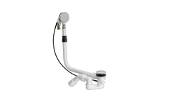 BETTE M5 Extended Bath Filler Waste & Overflow, Chrome or White - B606