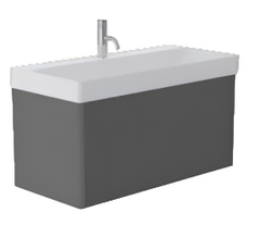 Catalano Green Flute 100 1 Drawer Unit - Oak Veneer