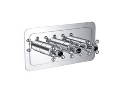 JTP Grosvenor Cross Thermostatic 3 Outlet Horizontal Shower Valve